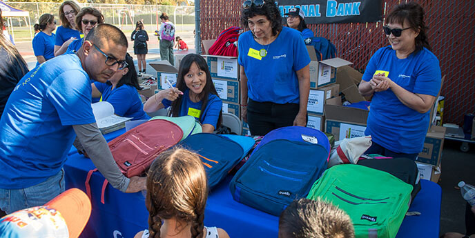 Whittier Backpack Donation